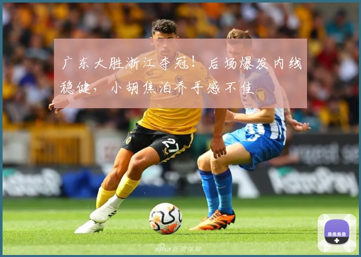 广东大胜浙江夺冠！后场爆发内线稳健，小胡焦泊乔手感不佳